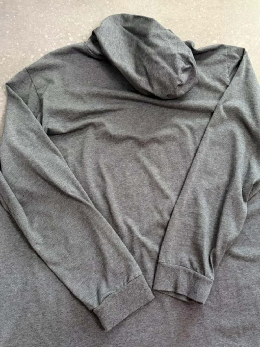 Adidas Gray Hoodie with Red Logo – Size 2XL